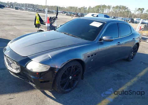 2007 Maserati Quattroporte Base Automatic/Executive Gt Automatic/Sport Gt Automatic from USA, damaged, VIN ZAMFE39A370031662